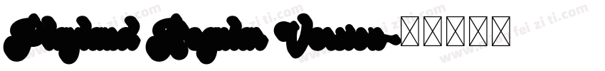 Playland Regular Version字体转换